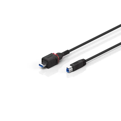 Beckhoff C9900-K939, -K940 USB cable, shielded, PVC, fixed installation, black