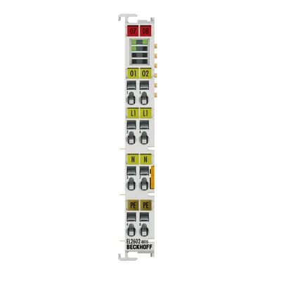 Beckhoff EL2602-0010 EtherCAT Terminal, 2-channel relay output, 230 V AC, 30 V DC, 5 A, contact-protecting switching