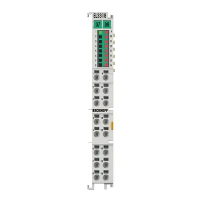 Beckhoff EL3318 EtherCAT Terminal, 8-channel analog input, temperature, thermocouple, 16 bit