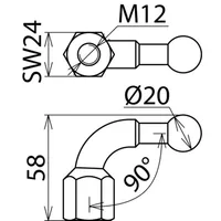 Dehn + Söhne KFP 20 W90 M12