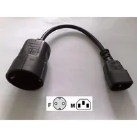 Eaton Electric TK-Adapter (10A IEC->SCHUKO); Hinweis: Stromquelle