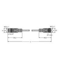 Turck RSSW-RKSW451-0.5M