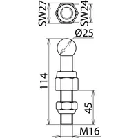 Dehn + Söhne KFP 25 M16 45 SSM