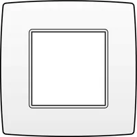 Eaton Electric 101-76100/ABDECKPL.-1FACH-WEISS