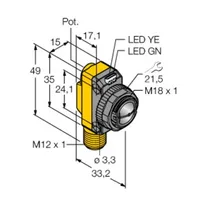 Turck QS18VP6CV15Q8