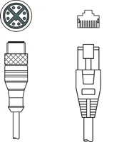 Leuze KSS GB-M12-8A-RJ45-A-P7-050