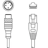 Leuze electronic KSS ET-M12-4A-RJ45-A-P7-100