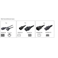 Eaton Electric 10A FR/DIN power cords for HotSwap MBP