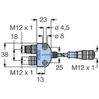 Turck VB2-RKC572-1M-FKM-FSM