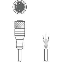 Leuze electronic KD U-M12-3A-V1-050