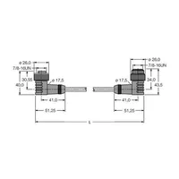 Turck WKM52-0.3-WSM52