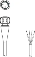 Leuze KS ET-M12-4A-T9-150-F+B