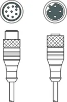 Leuze KDS PB-M12-4A-M12-8A-P0-020