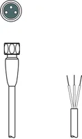 Leuze KD U-M8-3A-T0-100 F+B