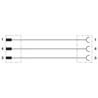 Phoenix Contact SAC-3P-M12MS/3,0-PVC/M12FS