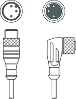 Leuze KDS U-M12-3W-M12-3A-P1-050-DP