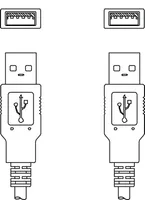 Leuze KB USB A - USB A