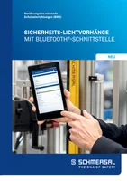 Schmersal Saftey light curtains with bluetooth interface