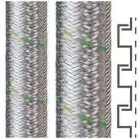 Flexa SPR-EDU-AS, Stahl verzinkt AD 21, 17 x 21 mm