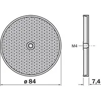 SICK C110A REFLEKTOR D83,0*9,0 BEF.-D4,8