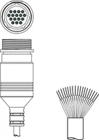 Leuze KD S-M30-16A-V1-250