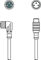 Leuze KDS U-M8-3W-M8-3A-P1-015-DP
