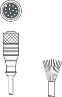 Leuze KD S-M12-CA-P1-150-V4A