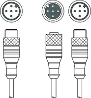 Leuze K-YCN M12A-5m-M12A-S-PUR