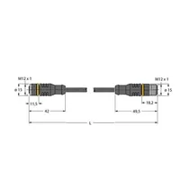 Turck RKC4.4T-2-RSC4.4T/TXL