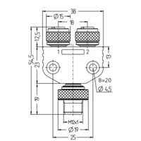 Escha Bauelemente FSM5-2FKM5.4/S89