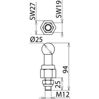 Dehn + Söhne KFP 25 M12 25 SSM