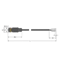 Turck RKC4T-P7X2-10/TEL