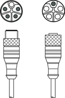 Leuze KDS PL-M12-5A-M12-5A-P0-020