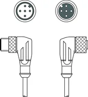 Leuze KDS DN-M12-5W-M12-5W-P3-050