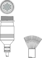 Leuze KD S-M30-30A-V1-100