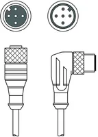 Leuze KDS S-M12-5A-M12-5W-V1-003